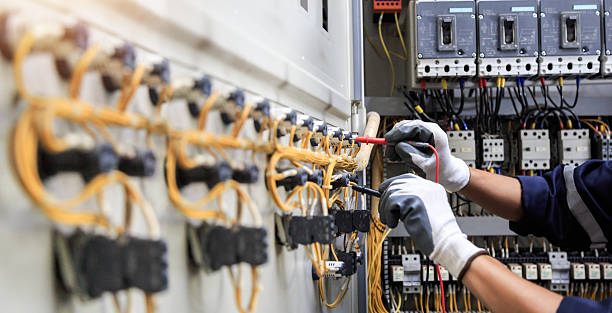 Professional Electrician technician working in Okarche, OK